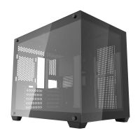 caja pc darkflash c285mp negro vidrio templado matx itx