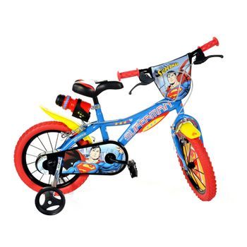 Bicicleta Niños 16 Pulgadas Superman Azul 5-7 Años