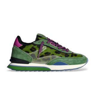 HOFF para mujer. 22503002 Zapatillas Art verde (40), Piel, Plano, Cordones, Casual