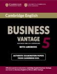 cambridge english business 5 vantage student s book with answers