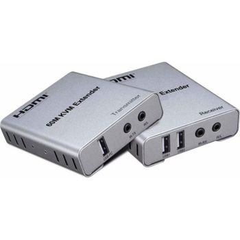 Extensor KVM PremiumCord khext60-8 USB-A para gestión remota eficiente