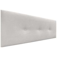 dhome cabecero de pana liso con botones 150x50 camas 150160 - blanco hueso