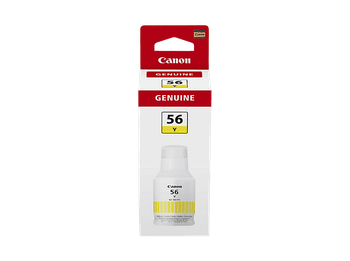 Botella de tinta - Canon GI-56Y, 14000 páginas Impresión, Amarillo