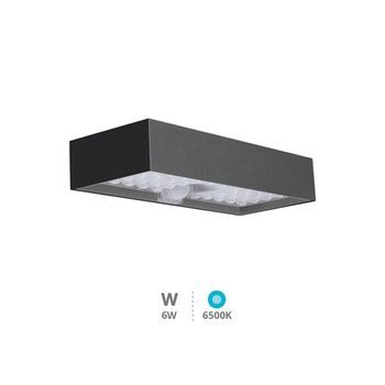 Aplique Solar Led Meloy Con Sensor Crepuscular Y Movimiento 6w 6500k Ip65