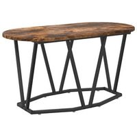mesa de cafe - mesa de centro - mesa baja roble ahumado 80 x 40 x 405 cm