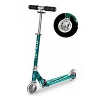 patinete led micro sprite - azul petroleo