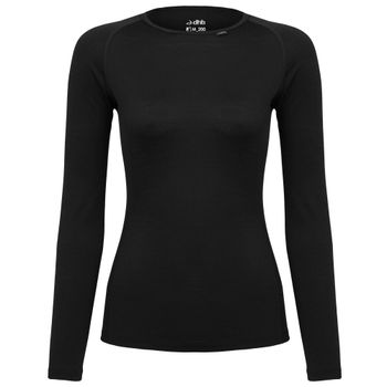 dhb Women's Merino Long Sleeve Base Layer (M_ 200), Dark Grey