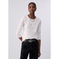 liu jo tops y camisetas t-shirt mangas largas con lentejuelas para mujer