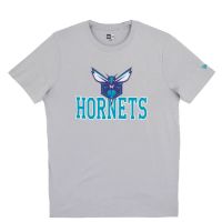 camiseta charlotte hornets nba tip off de new era en gris
