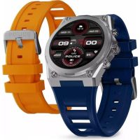 police peiun00003x0 bluetooth gps 45mm acero correa silicona 7 dias bateria