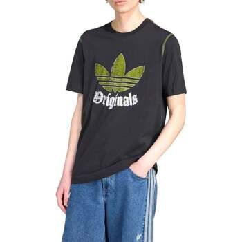 adidas Tops y Camisetas GRFX TEE BLACK JY2761 para mujer