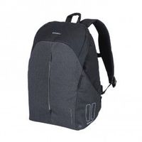 basil mochila b-safe commuter 13l antirrobo puerto carga usb hook-on luz led nordlicht negro