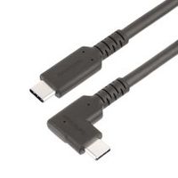 startechcom cable de 2m usb-c resistente acodado a la derecha - usb 32 gen 1 5 gbps - cable de transferencia usb tipo c - dp de modo alt 4k 60hz - pd 100w - cable usbc de 90 grados