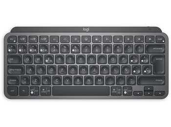Teclado inalámbrico - Logitech MX Keys Mini, Para Apple Mac/Windows, Bluetooth, Retroiluminación, Botones easy-switch, USB-C, Carga rápida, Negro