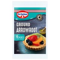 dr oetker ground arrowroot sachets 6 x 8g