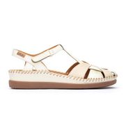 pikolinos para mujer w8k-0847c1 sandalias de piel cadaques blanco roto 41 3 a 5cm velcro casual