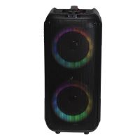 altavoces denver party wireless 20 w bluetooth led woofer 65 usb microsd