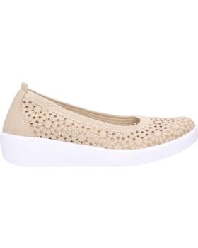 de D`CUTILLAS DOCTOR CUTILLAS BAILARINA DE PIEL CONFORT PARA MUJER 38473 PLATINO