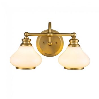 Aplique de pared para baños ainsley (2 luces)