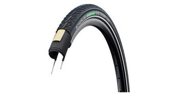 Neumatico schwalbe road cruiser28   tubetype rigid k guard green compound black reflex