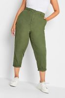yours chinos capri caqui mujer curvy y tallas grandes yours