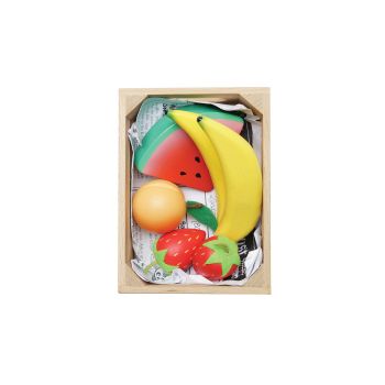 Le Toy Van Wooden Crate of Fruits for Honeybee Market