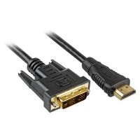 adaptador de cable de video sharkoon 3 m hdmi a dvi-d negro