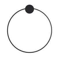 lampara de pared led app1389-cw black 50cm
