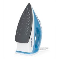 plancha orbegozo sv 2025 2000w suela antiadherente autolimpieza blancoazul