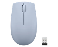 lenovo raton inalambrico compacto lenovo 300 azul escarcha con bateria