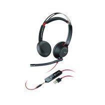 Auricular de cable HP Poly Blackwire C5220 USB-A + jack 3,5 mm