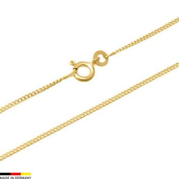 Cadena barbada oro de 14 quilates 50cm