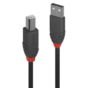 CABLE USB 2.0 2M TYPE A TO B CABLE ANTHR