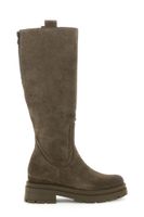 botas altas de ante taupe 38