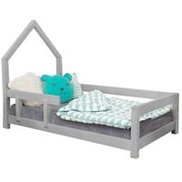 cama cabana infantil 120 x 190 gris claro 2