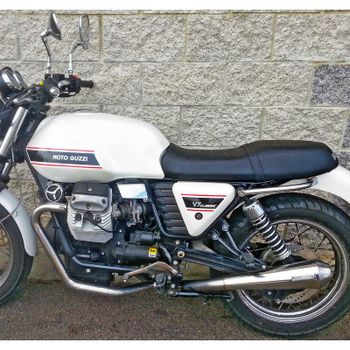 Sistema de escape Moto Guzzi V 7 i.e. Racer -'14 Mass Cafe Racer 2-1