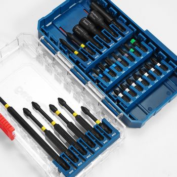 Juego de puntas de destornillador eléctrico S2, 31 Uds., Phillips/SLOTTED/TORX, 5 puntos para montaje de muebles, Kit de herramientas de reparación de automóviles