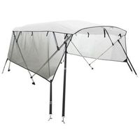 toldo bimini 4 arcos con paredes laterales de malla vidaxl
