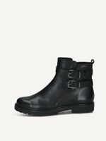 caprice bootie black made of leather without heel size 37