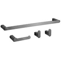 juego de perchas de bano mati titanium 4 pieces