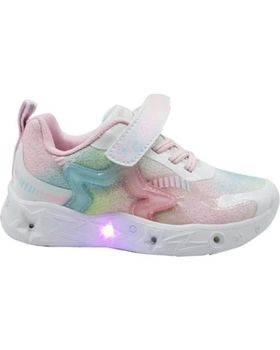 de BUBBLE BOBBLE BUBBLE ZAPATILLA DEPORTIVA CON LUCES Y VELCRO PARA NINA C12 BLANCO