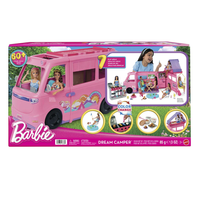 barbie - supercaravana barbie 2025 cuenta con7 zonas de juego y mas de 6 accesorios 88x3730x5240 cm hrj78