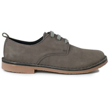 Pisamonas Zapatos niño Blucher Piel Nobuck Encerado para niño