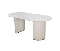 mesa de comedor modig 180x90x75 blanco