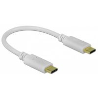 cable de carga usb-c delock 15 cm pd 100 w con e-marker