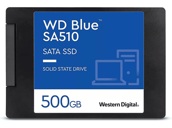 Disco duro SSD interno 500 GB - WD Blue™ SA510 SATA SSD, 6 Gb/s, 2.5