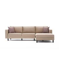 sofa rinconera kale velvet derecho crema
