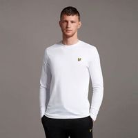 lyle  scott tops y camisetas ts512vog ls t-shirt-626 white para hombre