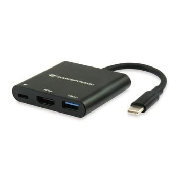 Conceptronic Donn Adaptador USB-C a HDMI Negro