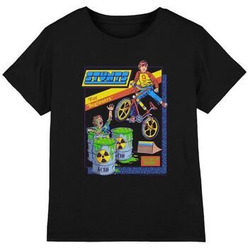 Steven Rhodes Camiseta Stunts For Beginners para niño